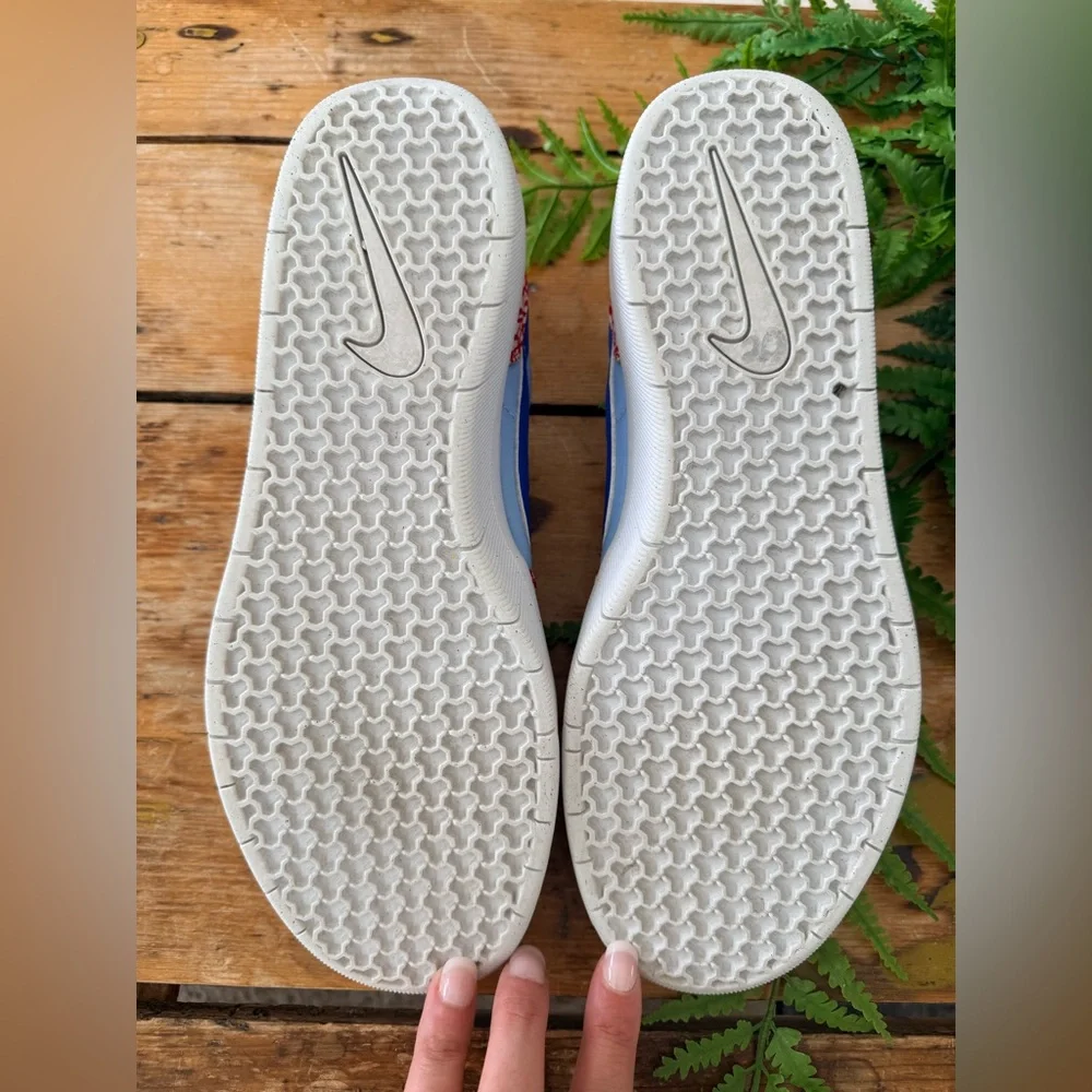 Nike Red and Light and Royal Blue Sneakers - Picture 8 of 8